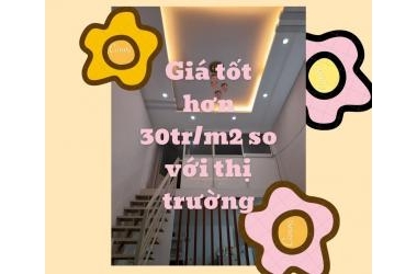 Nhà Đ.Số 1 G.Vấp 56m2-có sân để xe chỉ 3.95 tỷ giá tốt hơn TT 30tr/m2